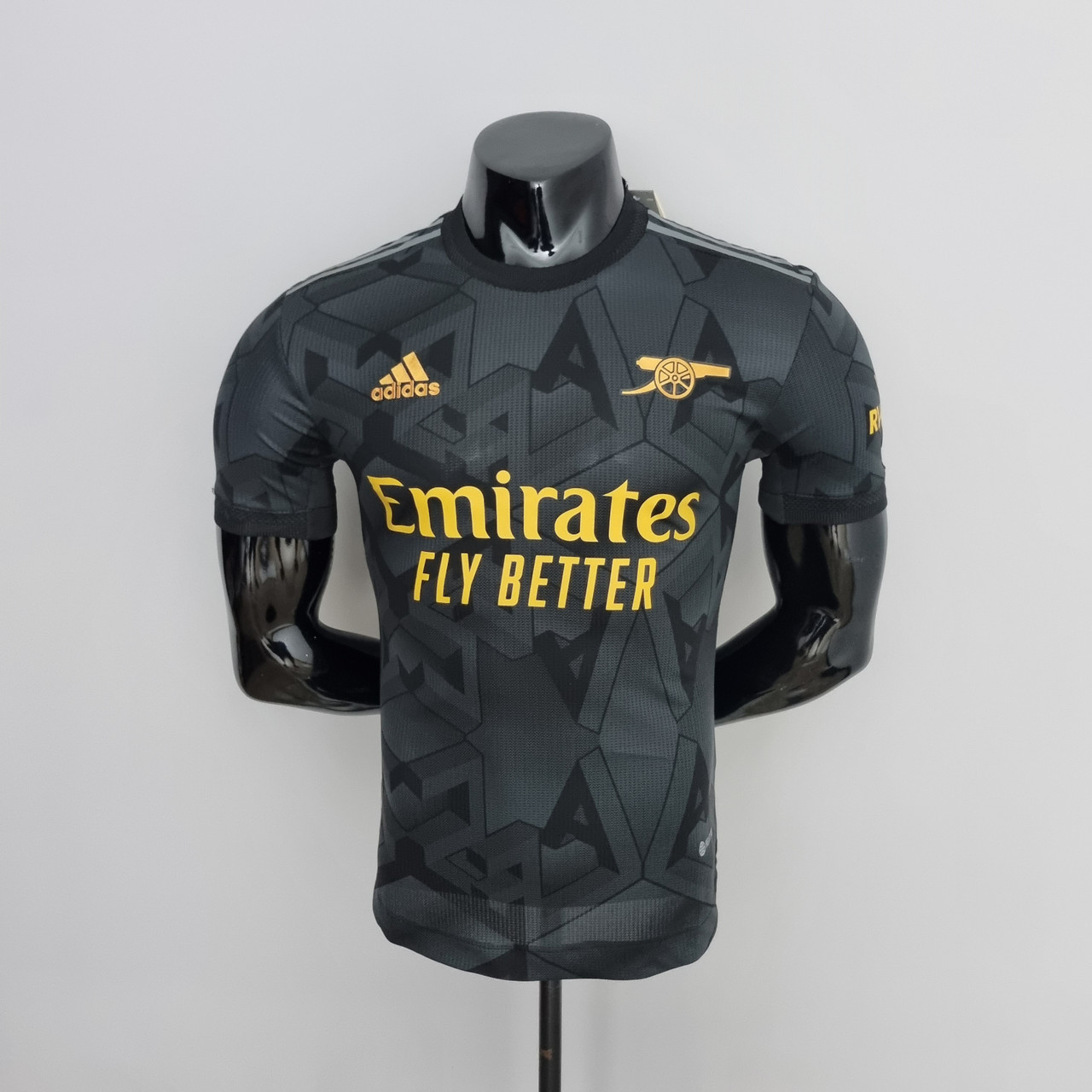 arsenal black jersey 2022 23