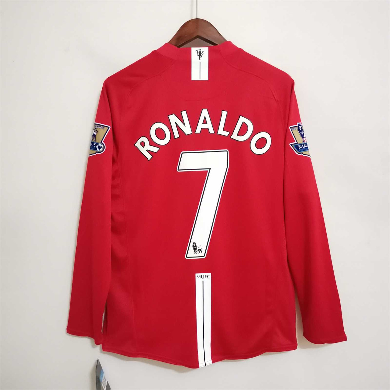 Manchester United Home 07/08 Long Sleeve Jersey