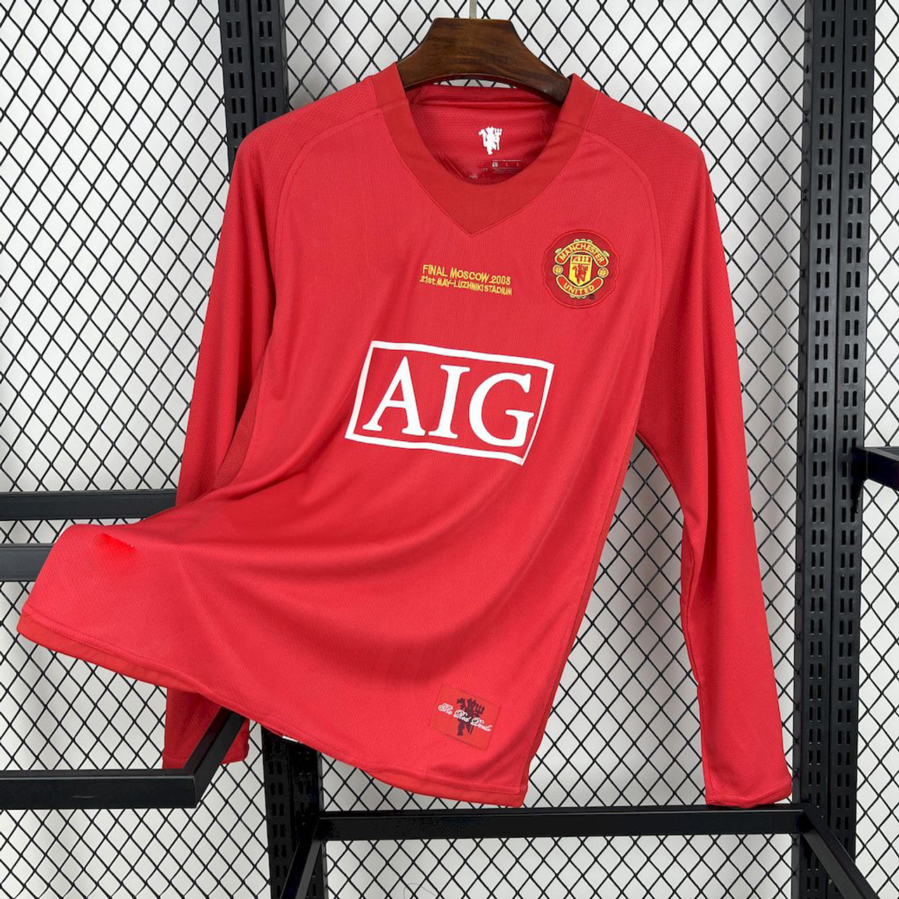 Manchester United Home 07/08 Long Sleeve Jersey