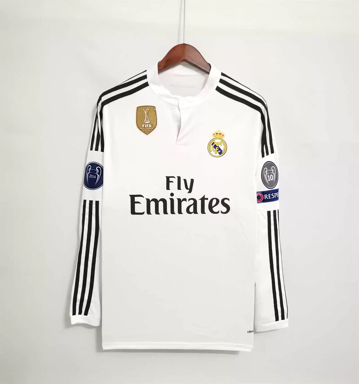 Real Madrid Home 14/15 Long Sleeve Jersey