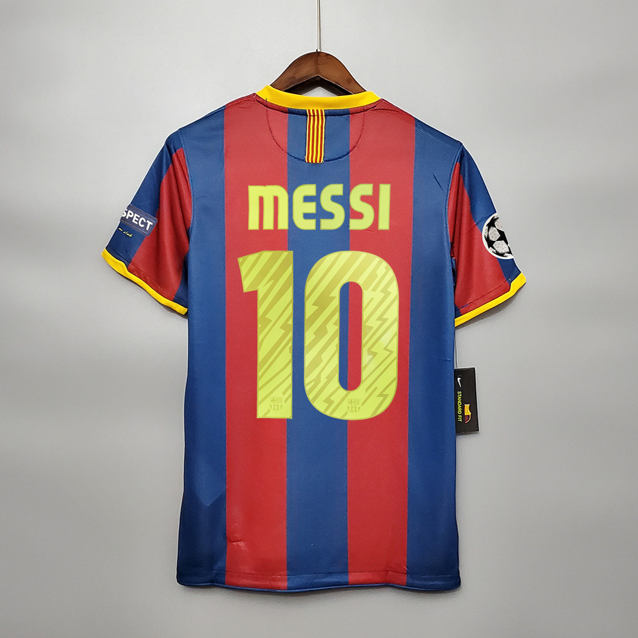 2011-12 Barcelona Home S/S No.10 MESSI UEFA CL11-12 FCB jersey shirt trikot