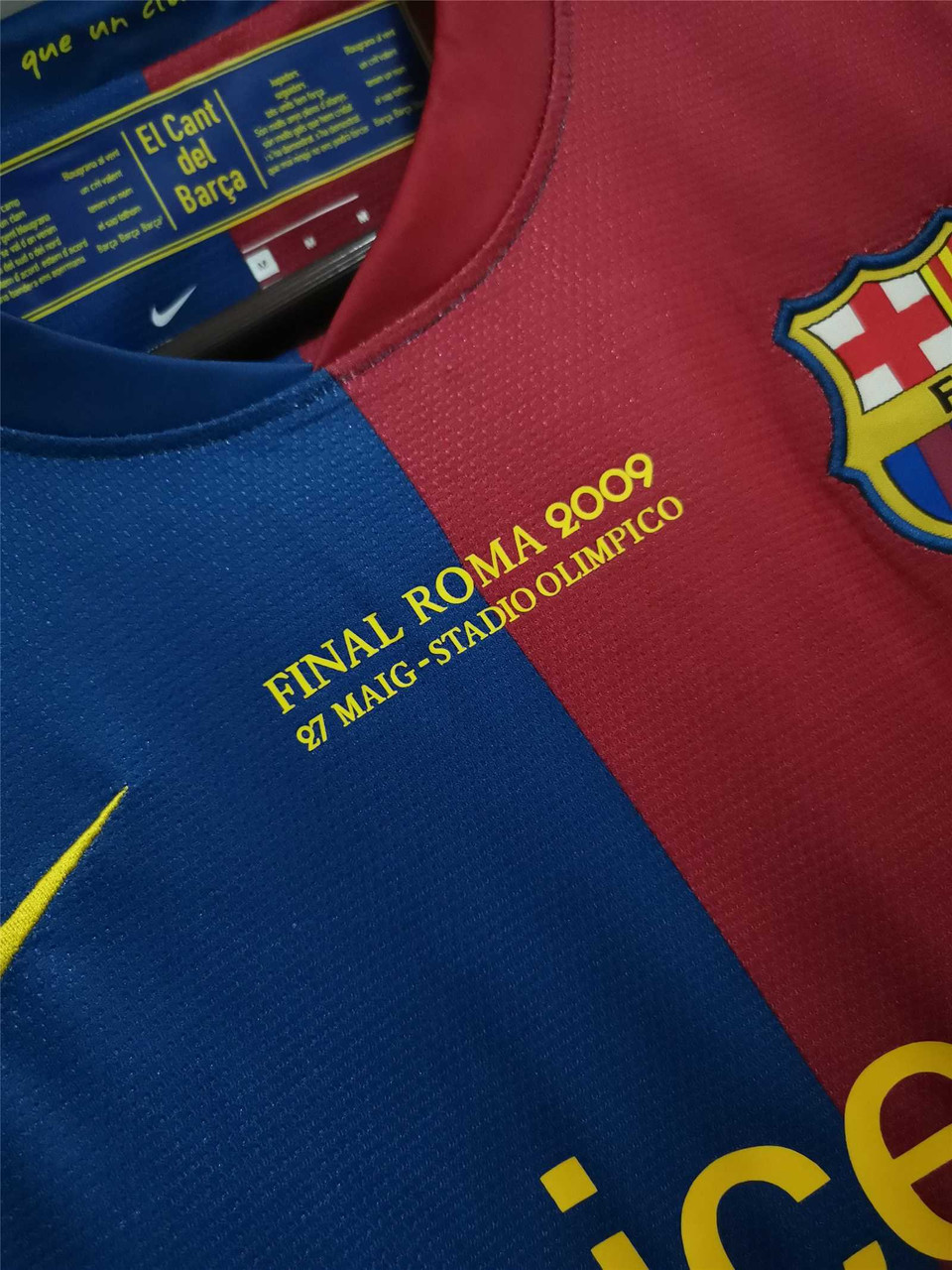 Premium Quality] FC Barcelona Retro Home Jersey 2008-09 - Footballmonk