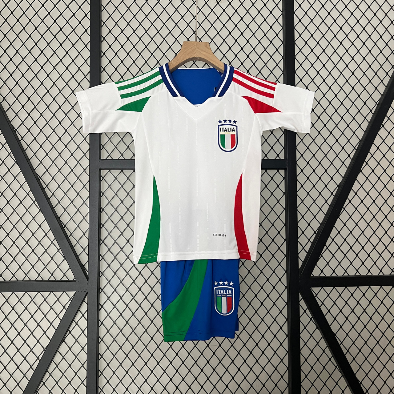 Kids Italy Euro 2024 Away Jersey