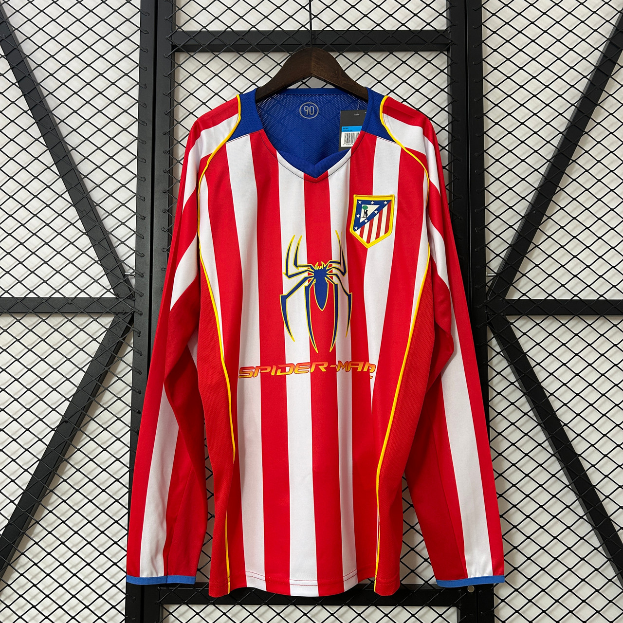 Atletico Madrid 2004/05 Home Long Sleeve Retro