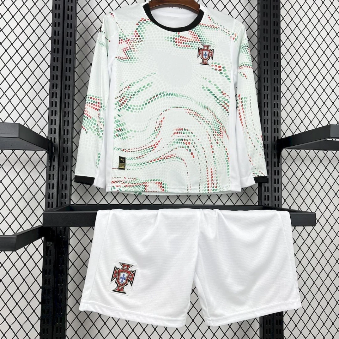 Kids Portugal 2025/26 Away Long Sleeve
