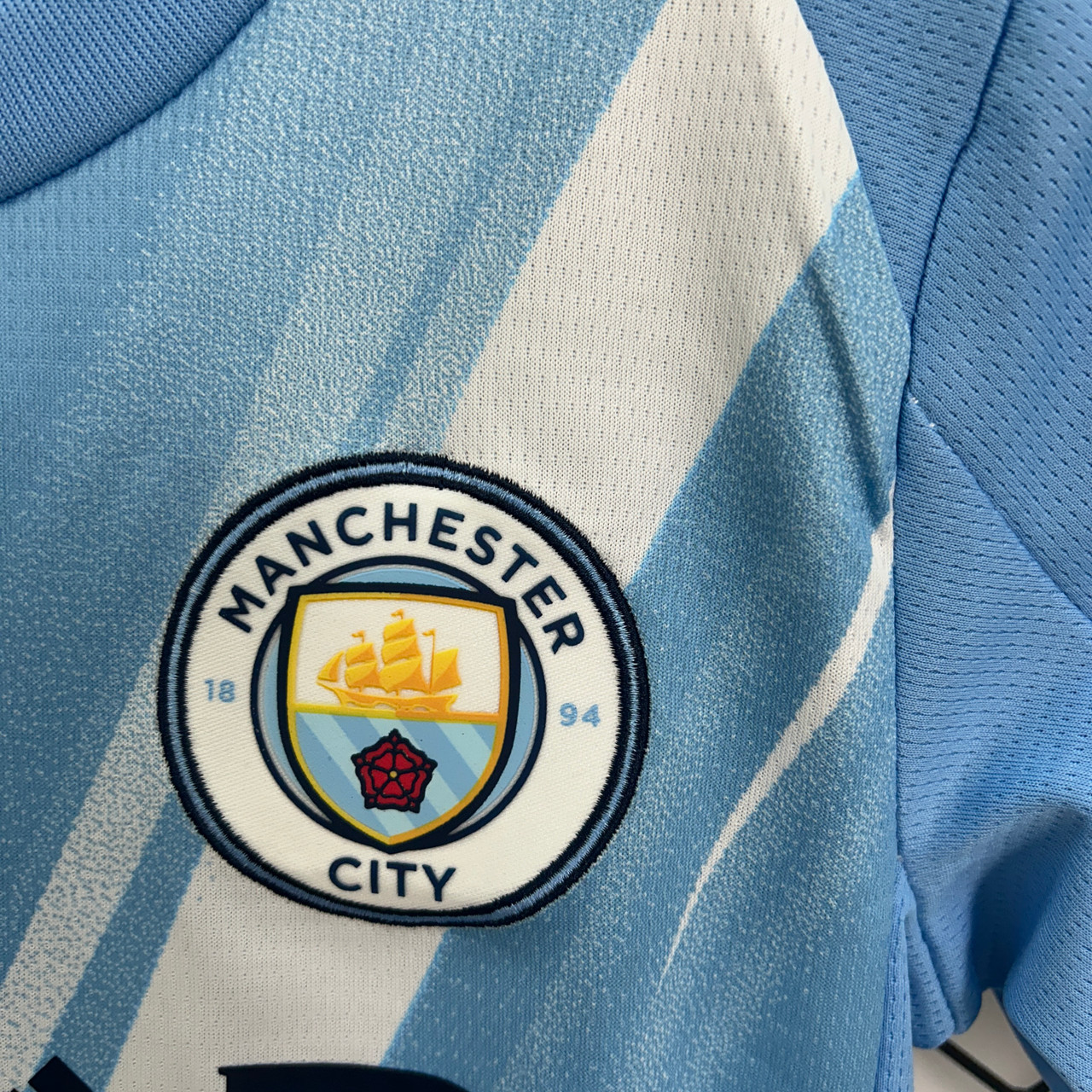 Kids Manchester City Home 2025/26 Jersey