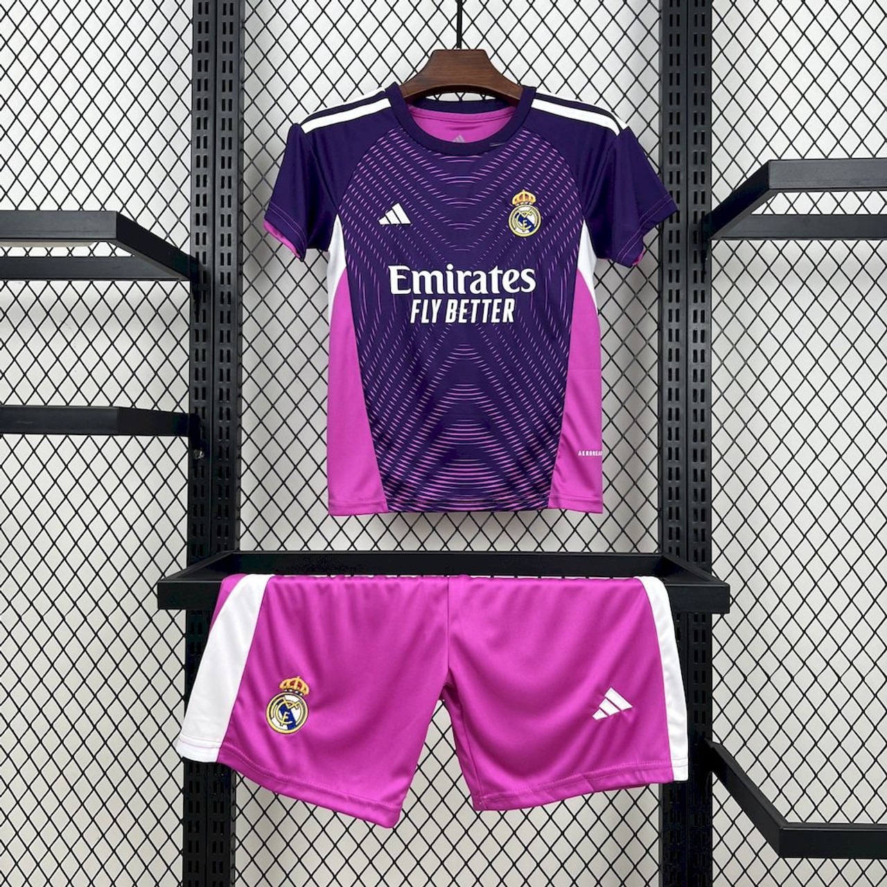 Kids Real Madrid Away 2025/26 Purple Goalkeeper