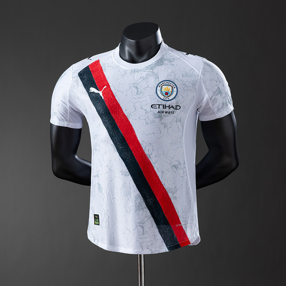 Manchester City Player Version Club World 2025/26 White Jersey