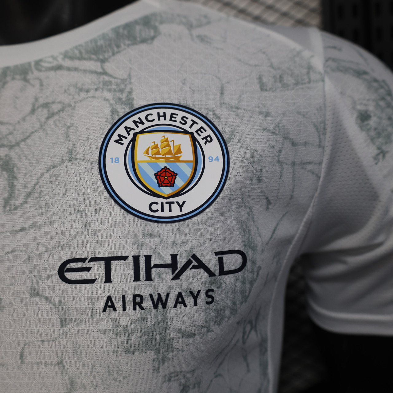 Manchester City Player Version Club World 2025/26 White Jersey