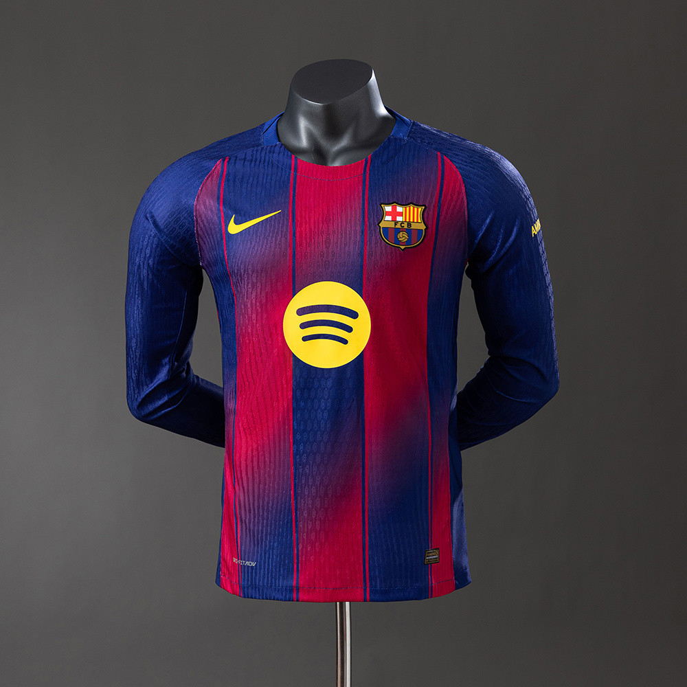 F.C.B Long Sleeve Home 2025/26 Player