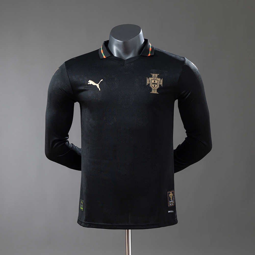 Portugal Black 2026 World Cup Player Version Long Sleeve