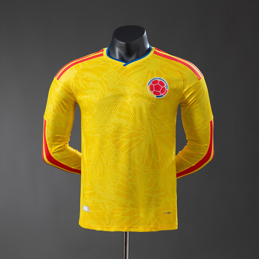 Colombia Home World Cup 2026 Player Version Long Sleeve