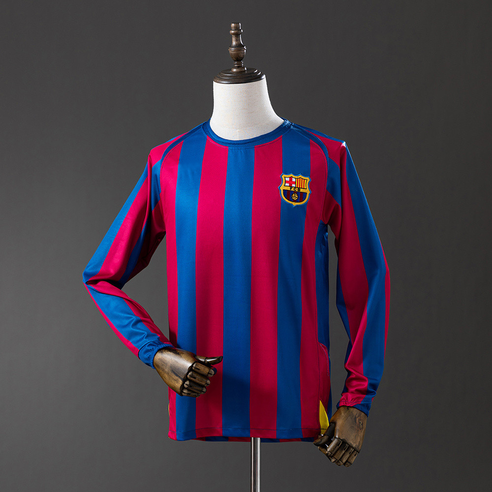 Retro Barcelona 2005/06 Home Long Sleeve