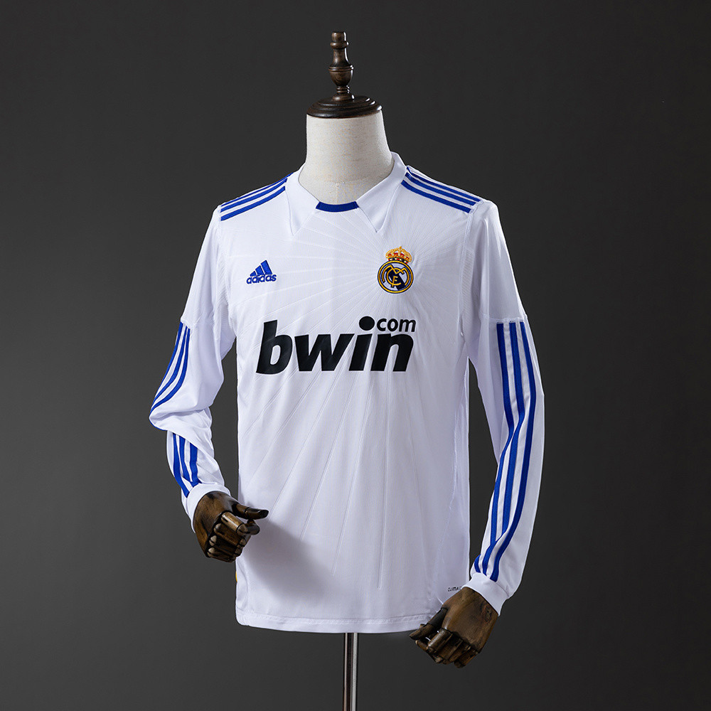 Retro Real Madrid 10/11 Home Long Sleeve