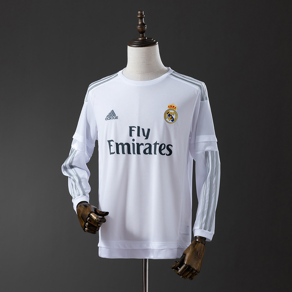 Retro Real Madrid 15/16 Home Long Sleeve