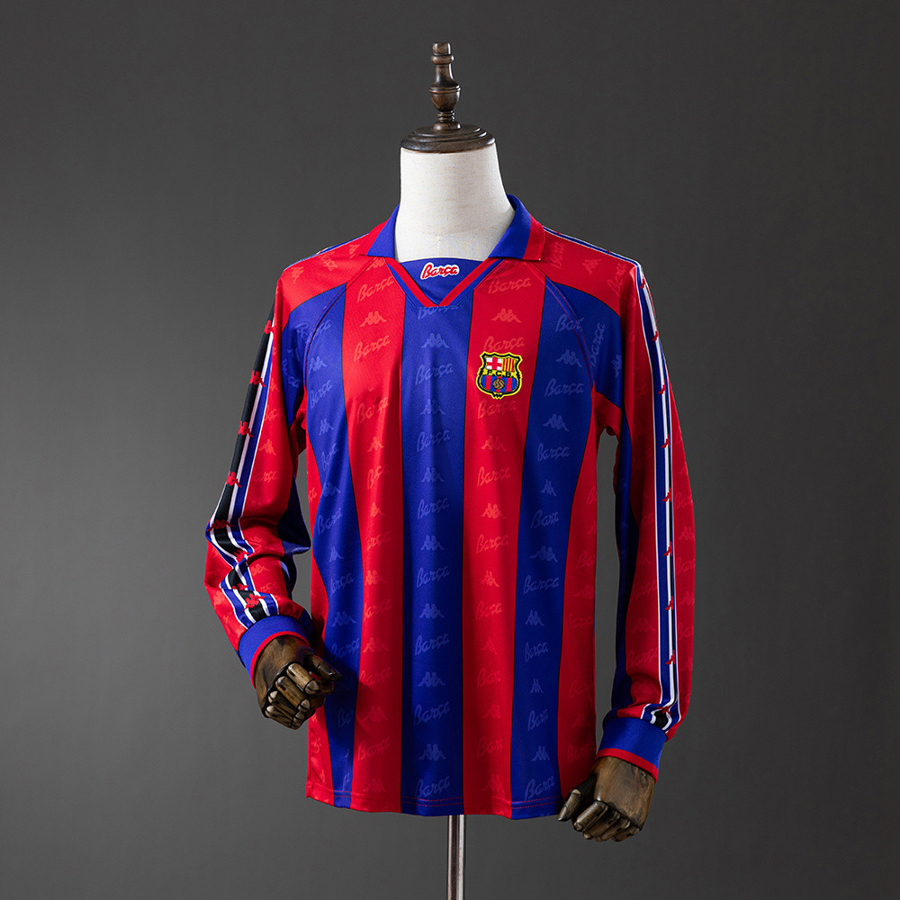 Retro Barcelona 96/97 Home Long Sleeve