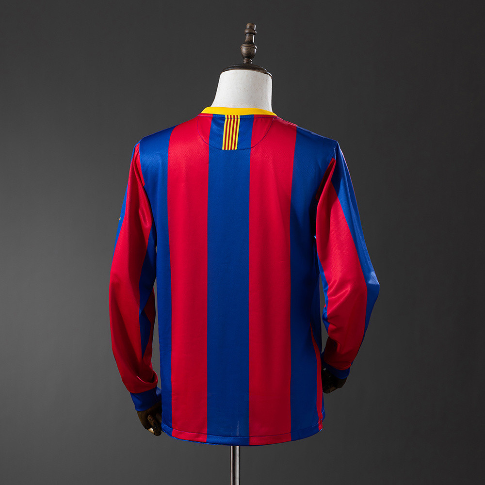 Retro Barcelona 2010/11 Home Champions League Long Sleeve