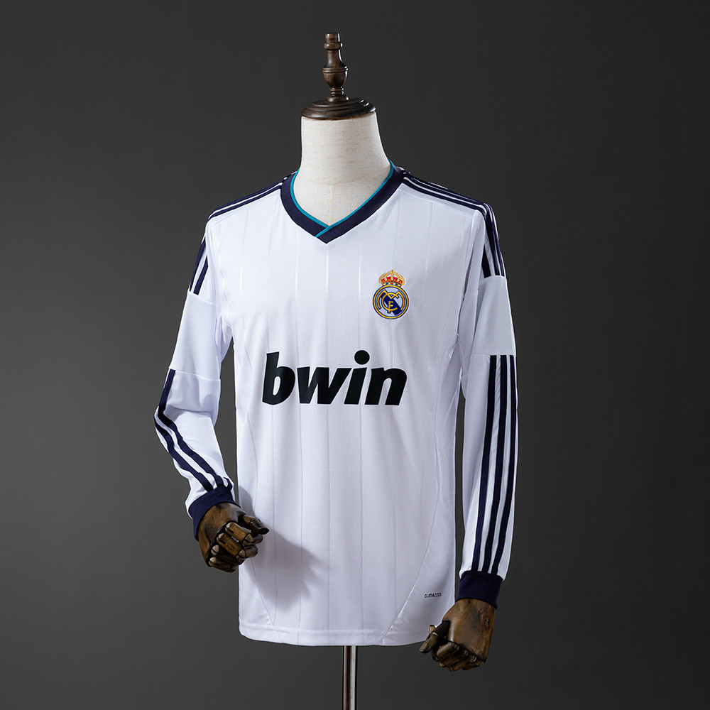 Retro Real Madrid 12/13 Long Sleeve Home