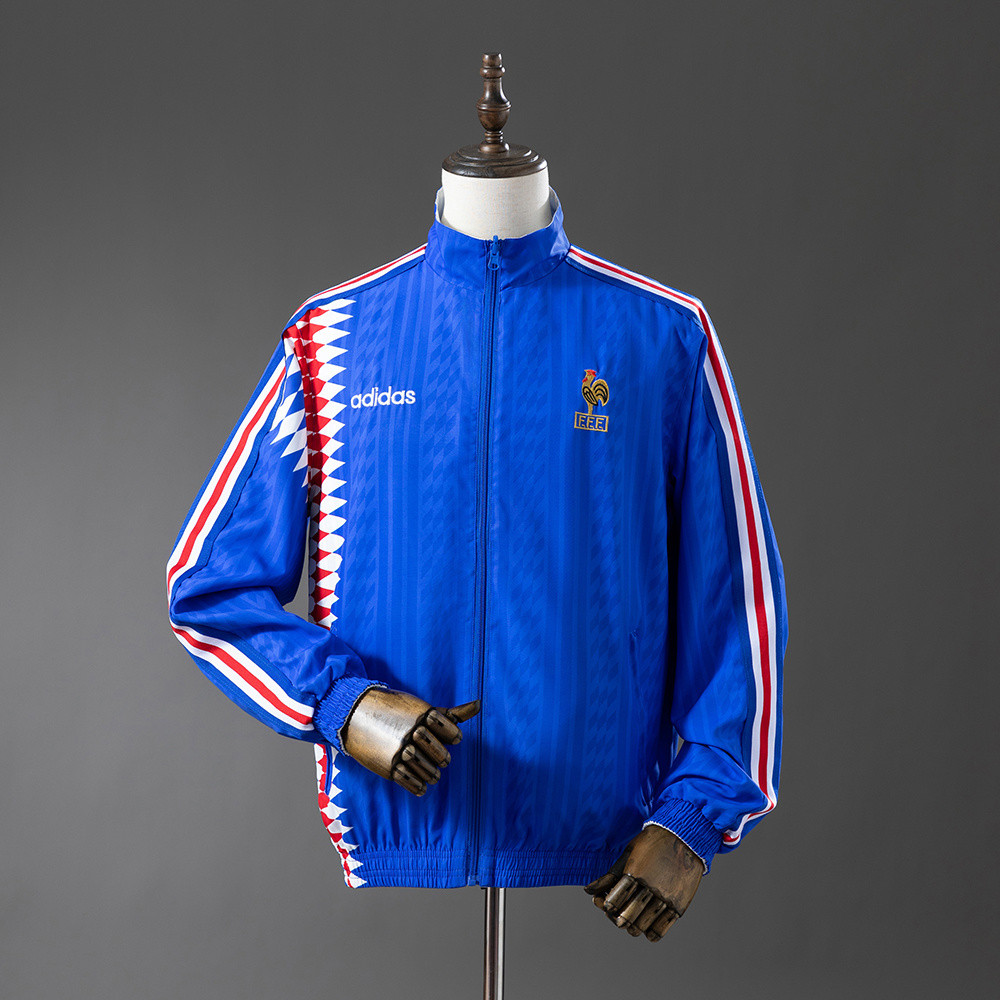 France Retro Reversible Windbreaker
