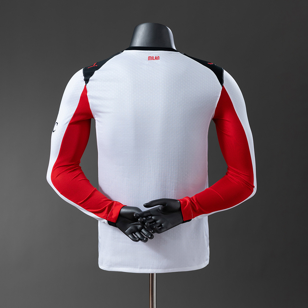 AC Milan Away Player Version 2025/26 Long Sleeve