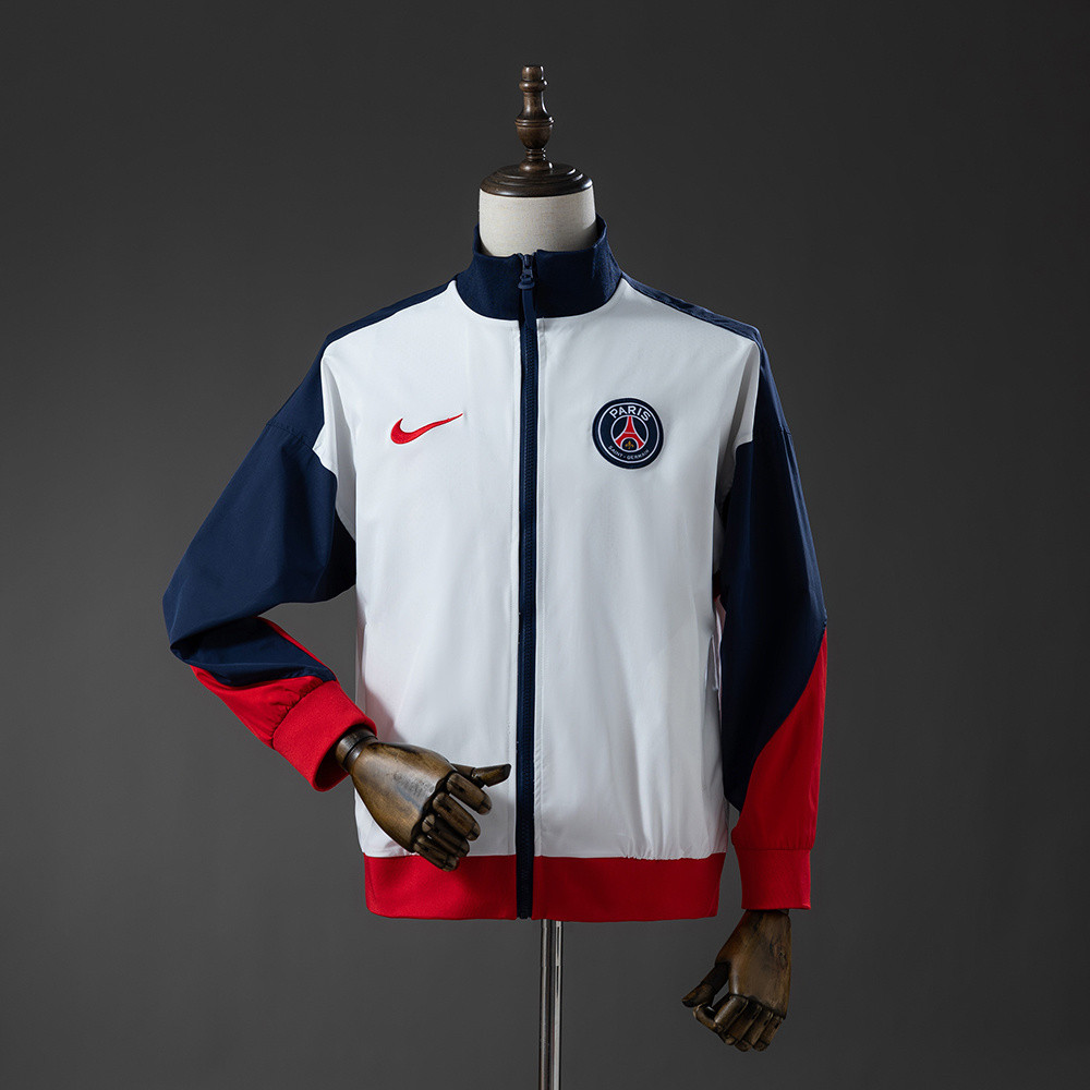 PSG White Windbreaker