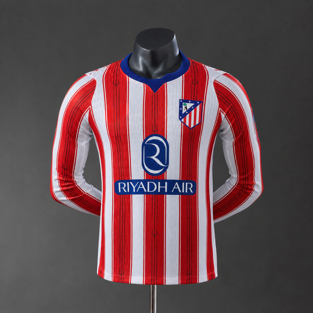 Atletico Madrid Home 2026/27 Player Version Long Sleeve