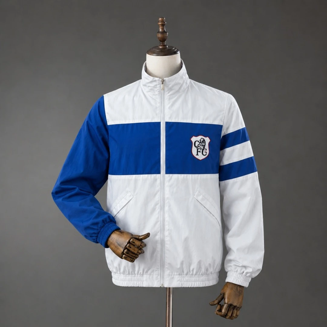 Chelsea Windbreaker White/Blue