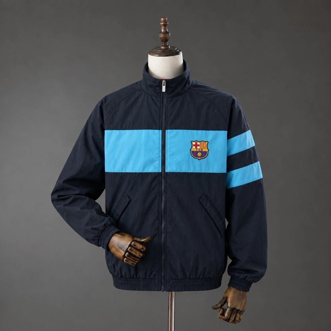 FC Barcelona Windbreaker Black/Blue