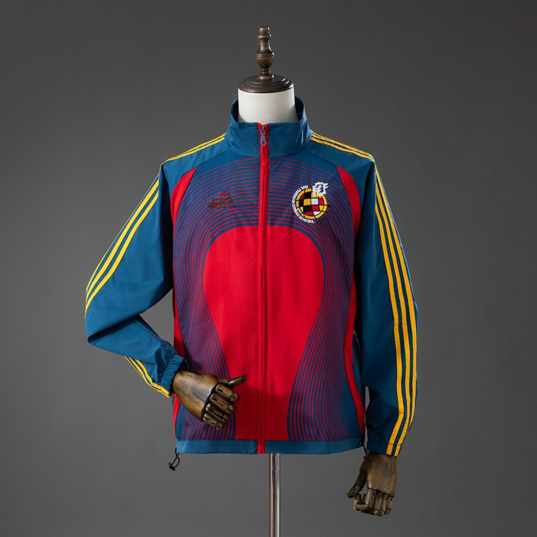 Spain Retro Windbreaker Red