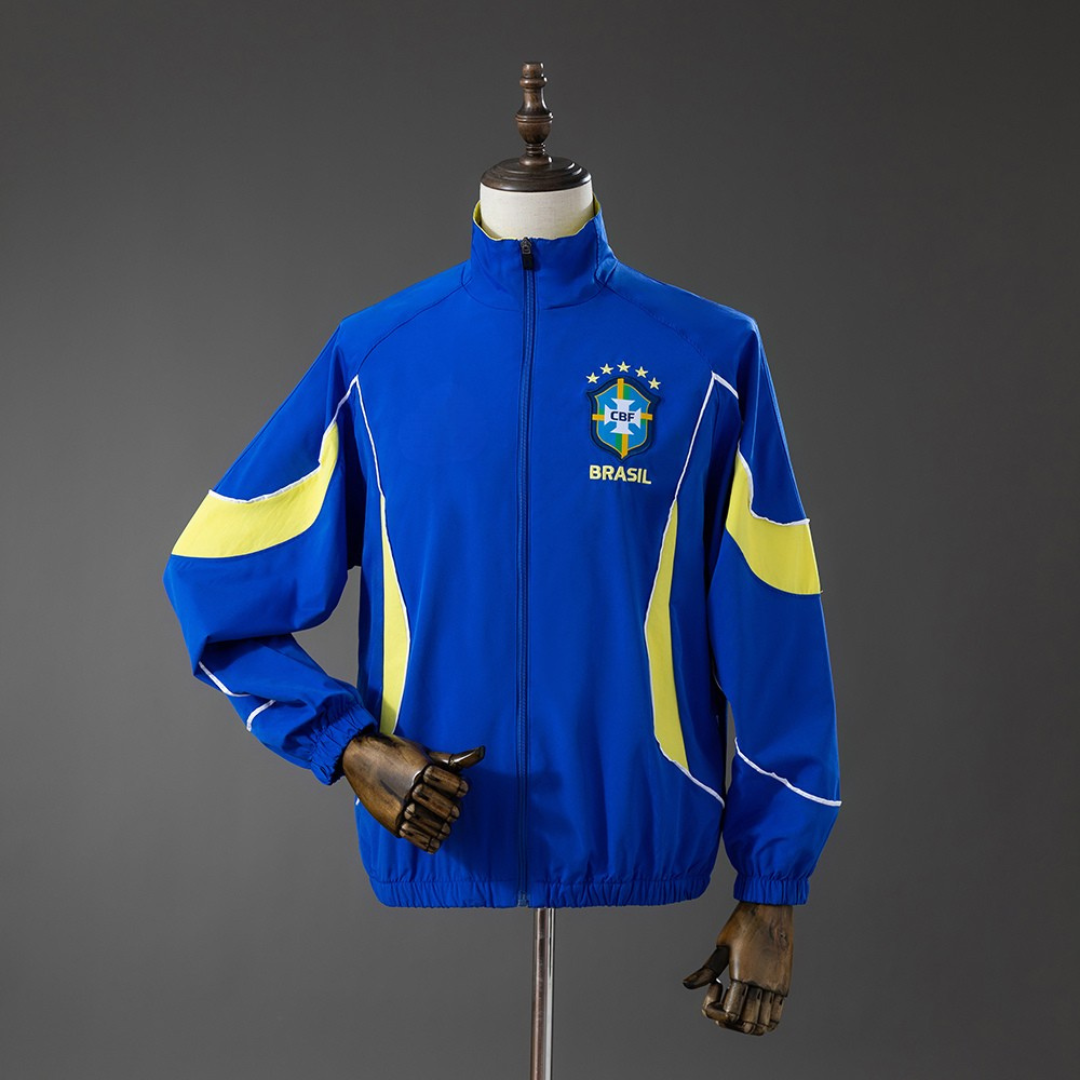 Brazil Retro Windbreaker Blue