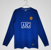 Manchester United Third 08/09 Long Sleeve Jersey.
