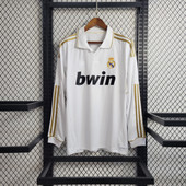 Real Madrid Home Long Sleeve 11/12 Jersey
