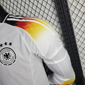 Long Sleeve Germany Euro Home Player Version 2024 Jersey