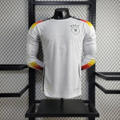 Long Sleeve Germany Euro Home Player Version 2024 Jersey