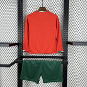 Kids Portugal 2025/26 Home Long Sleeve