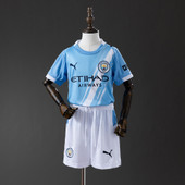 Kids Manchester City Home 2025/26 Jersey