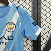 Kids Manchester City Home 2025/26 Jersey