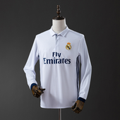 Retro Real Madrid 16/17 Home Long Sleeve