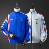 France Retro Reversible Windbreaker