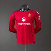 Manchester United Player Version 2025/26 Home Long Sleeve