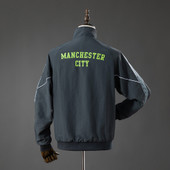 Manchester City Windbreaker Gray