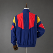 Spain Retro Windbreaker Blue