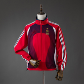 France Retro Windbreaker Red