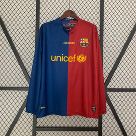 F.C.B Home 08/09 Long Sleeve Jersey