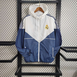 Real Madrid White/Blue Jacket