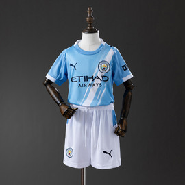 Kids Manchester City Home 2025/26 Jersey