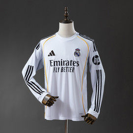 Real Madrid Long Sleeve Home 2025/26