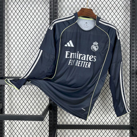 Real Madrid Long Sleeve 2025/26 Away