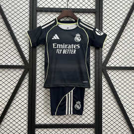 Kids Real Madrid 2025/26 Jersey Away