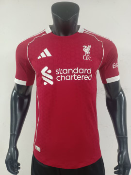 Liverpool Player Version 2025/26 Home Jersey